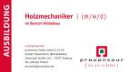 Ausbildung Holzmechaniker